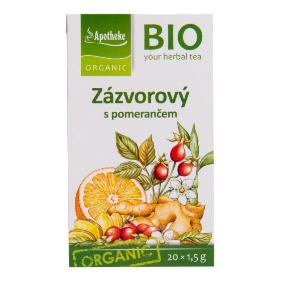 Čaj Zázvorový s pomarančom 30 g BIO   MEDIATE