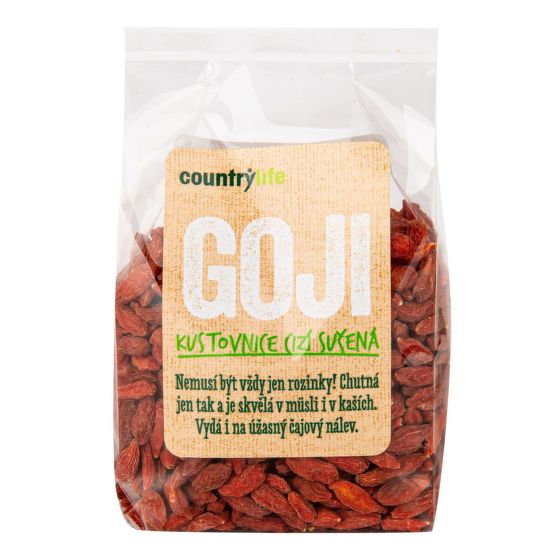 Kustovnica cudzia sušená - goji 100 g   COUNTRY LIFE