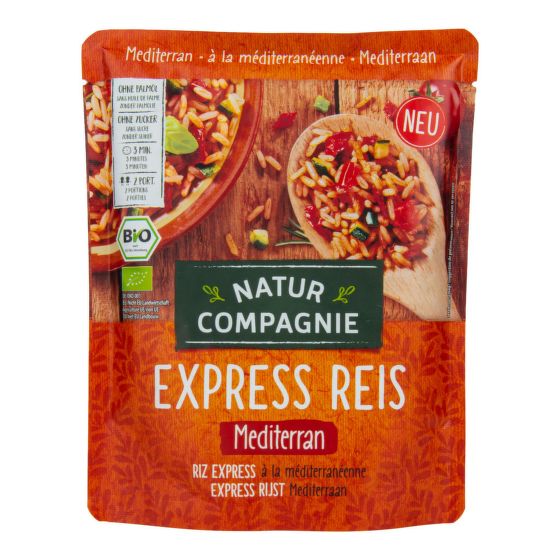 Express ryža stredomorská - hotový pokrm 250 g BIO   NATUR COMPAGNIE