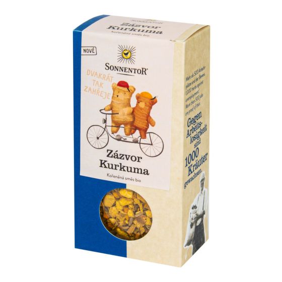 Čaj Zázvor Kurkuma sypaný 120 g BIO   SONNENTOR