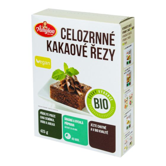 Kakaové rezy celozrnné 425 g BIO   AMYLON