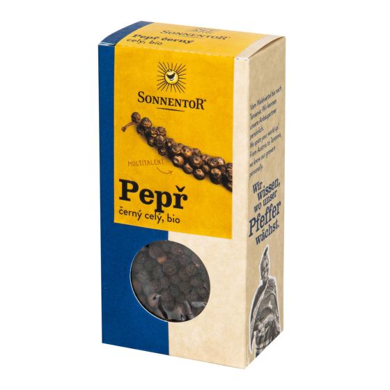 Korenie čierne celé 55 g BIO   SONNENTOR
