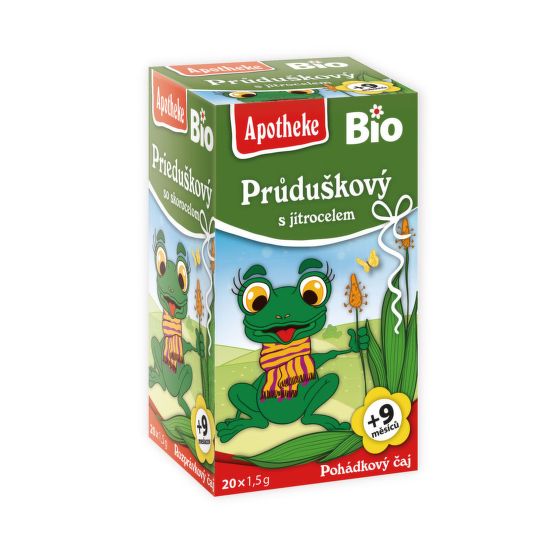 Čaj detský Prieduškový s skorocelom 20 sáčkov 30 g BIO   MEDIATE