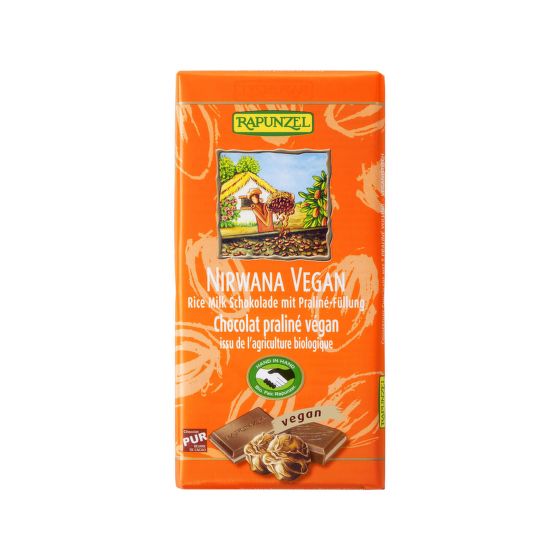 Čokoláda Nirwana vegánska 100 g BIO   RAPUNZEL