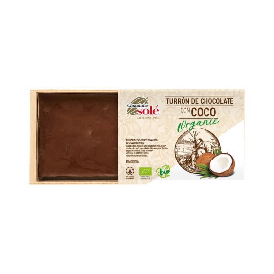 Nugát s kokosom vegan 200 g BIO   SOLÉ