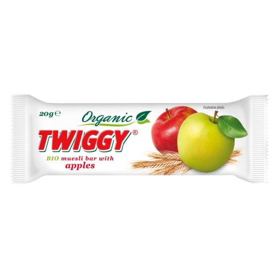 Tyčinka Twiggy müsli s jablkami 20 g BIO   EKOFRUKT
