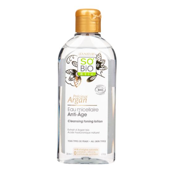Voda micelárny 200 ml BIO Anti-Age Precieux Argan   SO’BiO étic