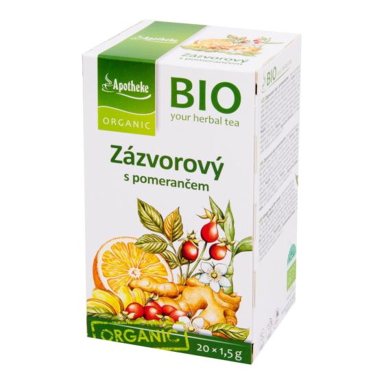 Čaj Zázvorový s pomarančom 30 g BIO   MEDIATE