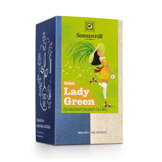 Čaj Svieža Lady Green 21,6 g BIO   SONNENTOR