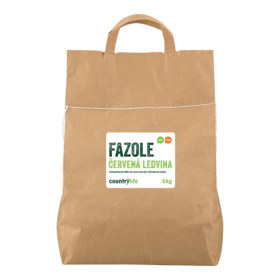 Fazuľa červená ľadvina 5 kg BIO   COUNTRY LIFE