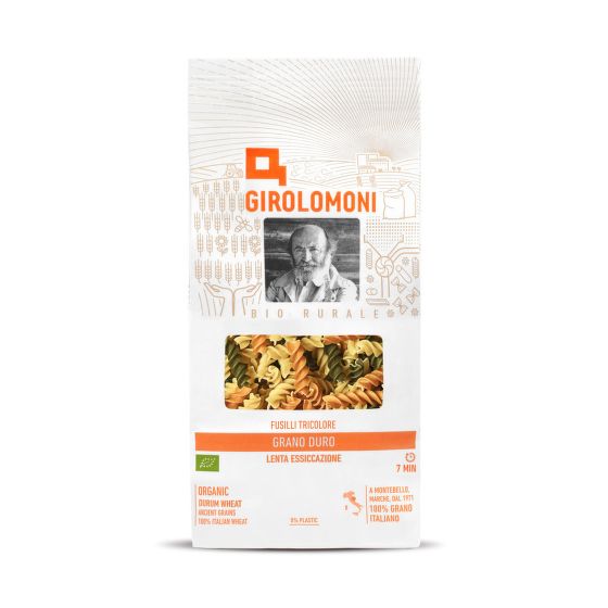 Cestoviny fusilli semolínové mix 500g BIO   GIROLOMONI
