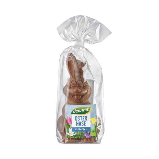 Figúrka čokoládová mliečna veľkonočný zajačik 75 g BIO DENNREE