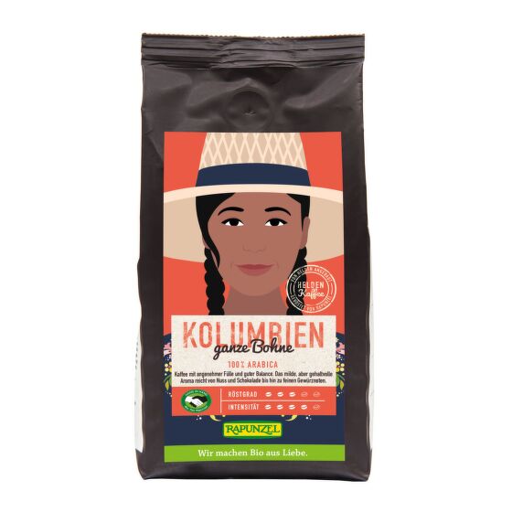 Káva zrnková Kolumbia 250 g BIO   RAPUNZEL