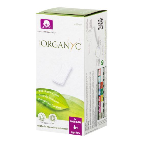 Dámske vložky slipové plus 24 ks BIO bavlna  ORGANYC