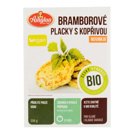 VÝPREDAJ!!!Placky zemiakové so žihěavou 250 g BIO  AMYLON