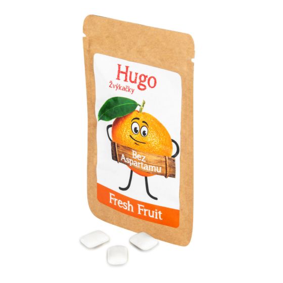Žuvačky HUGO ovocné 9 g   VELEBA