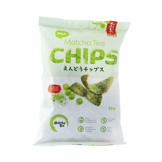 Chips hrachové s čajem matcha 70 g   MATCHA TEA