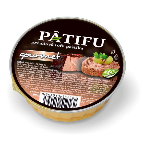 Paštéta PATIFU gourmet 100 g   VETO ECO