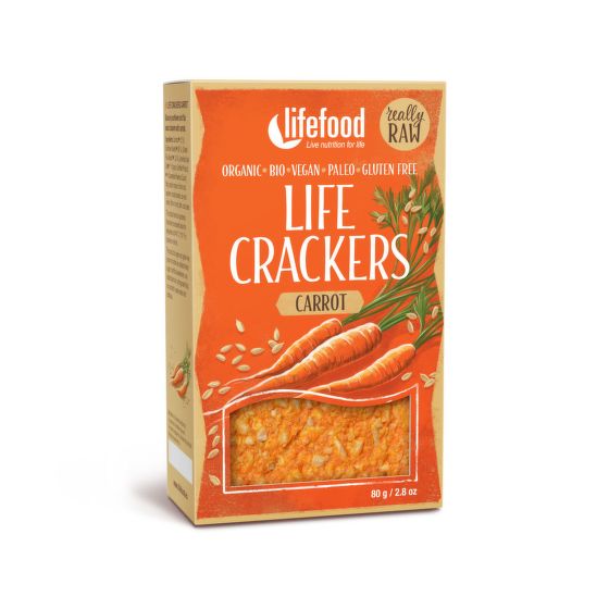Life Crackers Mrkvanky 80 g BIO   LIFEFOOD