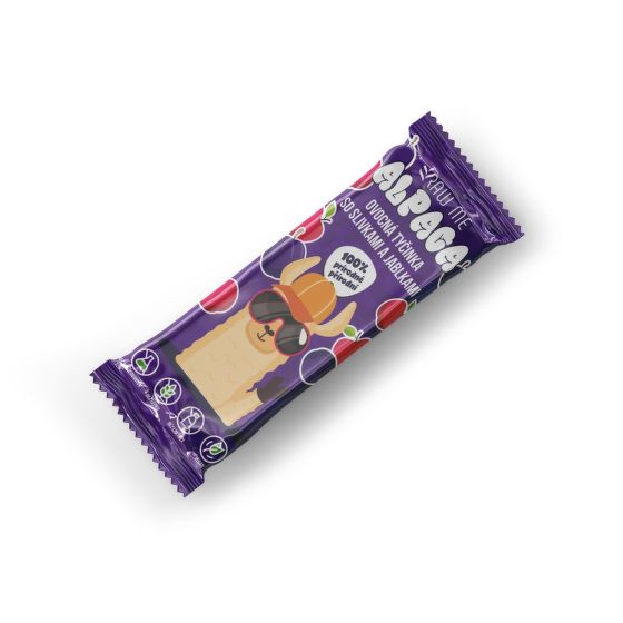Tyčinka ovocná slivky a jablká 25 g   PLATAN