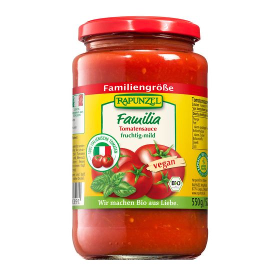 Omáčka na cestoviny Familia 550 g BIO   RAPUNZEL