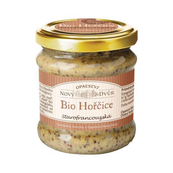 Horčica starofrancúzska 195 g BIO   LABORA