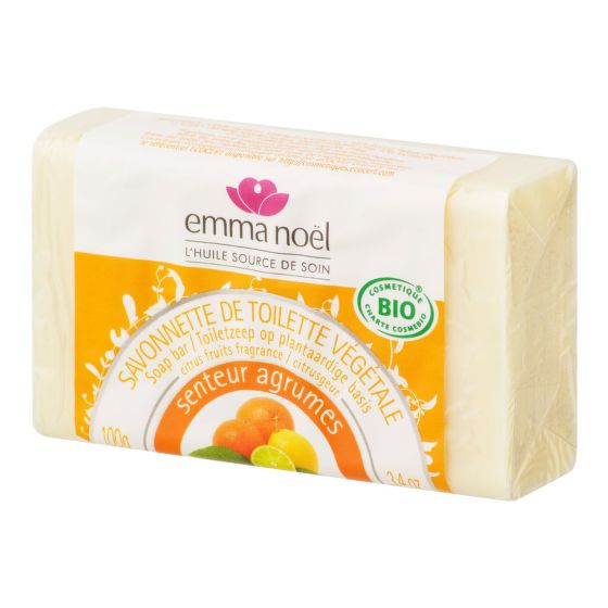 Mydlo rastlinné citrus 100 g BIO   EMMA NOËL