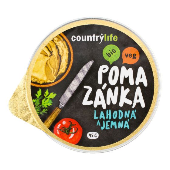 Nátierka jemná a lahodná 95 g BIO   COUNTRY LIFE