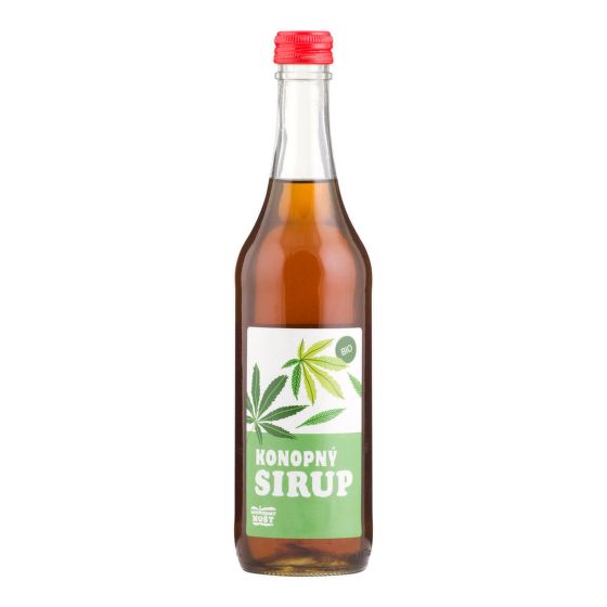 VÝPREDAJ!!!Sirup konopný 500 ml BIO   MOŠTÁRNA HOSTETÍN