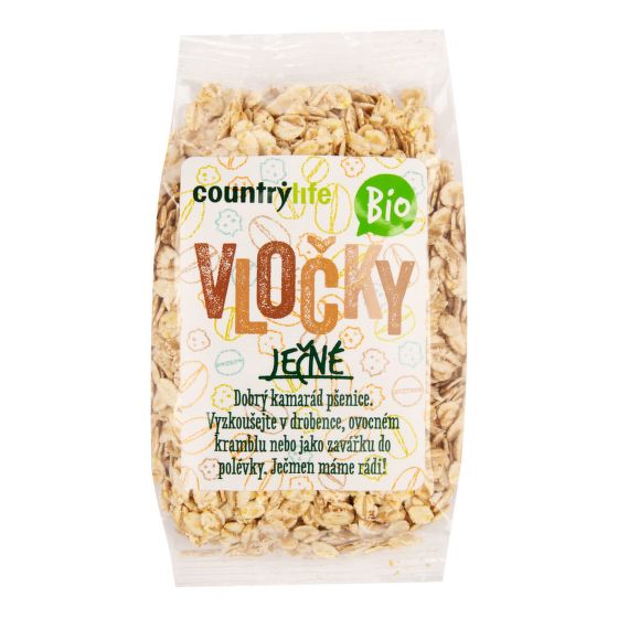 Vločky jačmenné 250 g BIO   COUNTRY LIFE