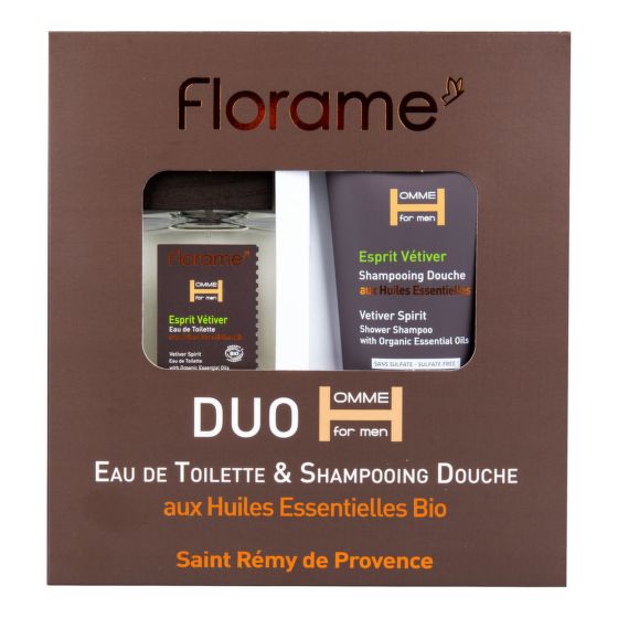 Sada toaletní voda 100 ml a sprchový gel 200 ml pro muže Esprit Vetiver BIO   FLORAME