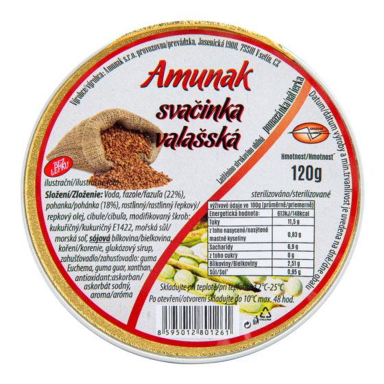 Svačinka valašská 120 g   AMUNAK