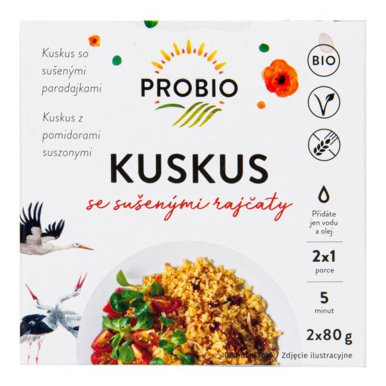 Kuskus so sušenými paradajkami 2x80 g BIO   PROBIO