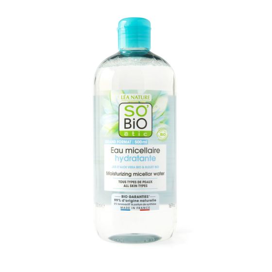 Voda micelárna čistiaca aloe vera 500 ml BIO   SO’BiO étic