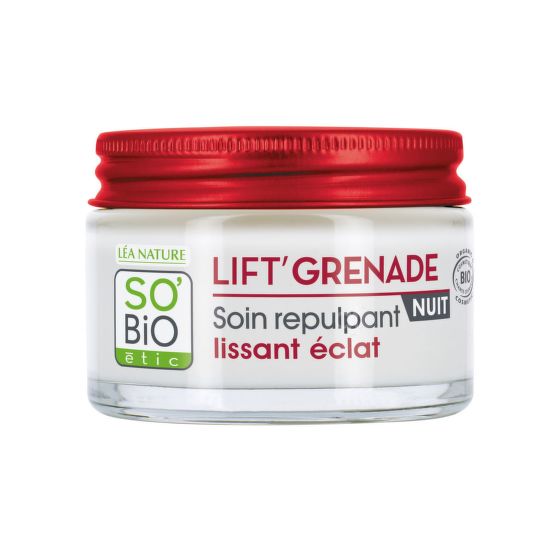 Krém nočný rozjasňujúci proti vráskam Lift'Grenade 50 ml BIO   SO’BiO étic