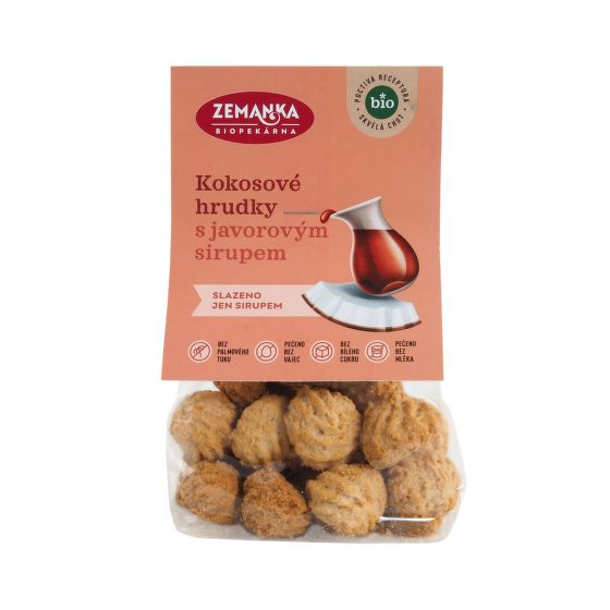 Kokosky s javorovým sirupom 100 g BIO   ZEMANKA