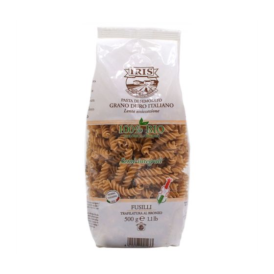 Cestoviny fusilli polocelozrnné 500 g BIO   IRIS