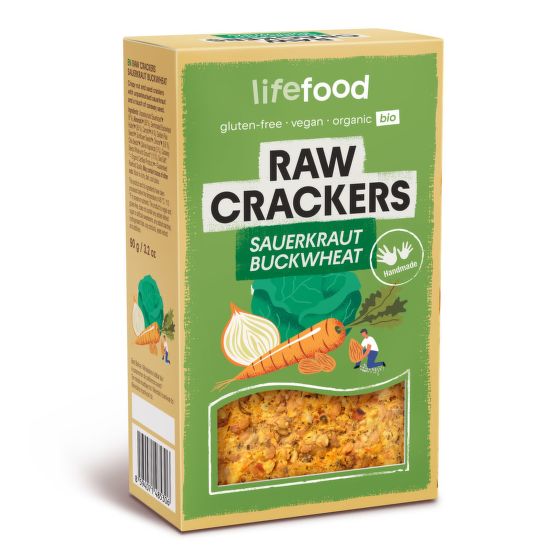 Life Crackers zelňáky RAW 90 g BIO   LIFEFOOD