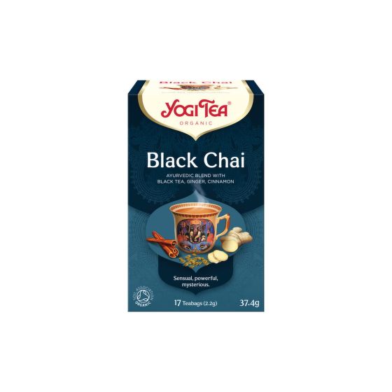 Čaj Čierny chai 17 sáčkov 37,4 g BIO   YOGI TEA