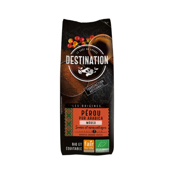 Káva mletá Peru 250 g BIO   DESTINATION
