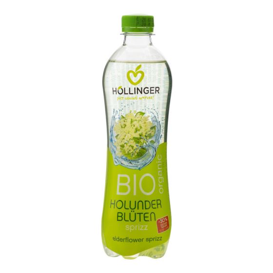 Limonáda z kvetov čiernej bazy 500 ml BIO   HOLLINGER