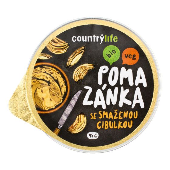 Nátierka so smaženou cibuľkou 95 g BIO   COUNTRY LIFE