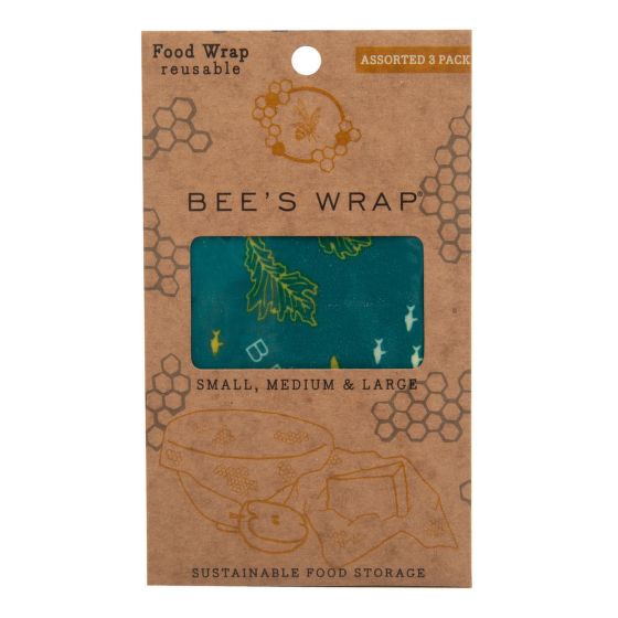 Obrúsok voskovaný 3 ks 17,5-33 cm oceán   BEE’S WRAP