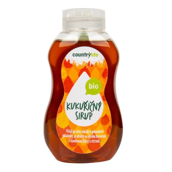 Sirup kukuričný 250 ml/345 g BIO   COUNTRY LIFE