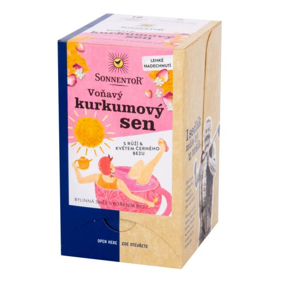 Čaj Voňavý kurkumový sen 36 g BIO   SONNENTOR