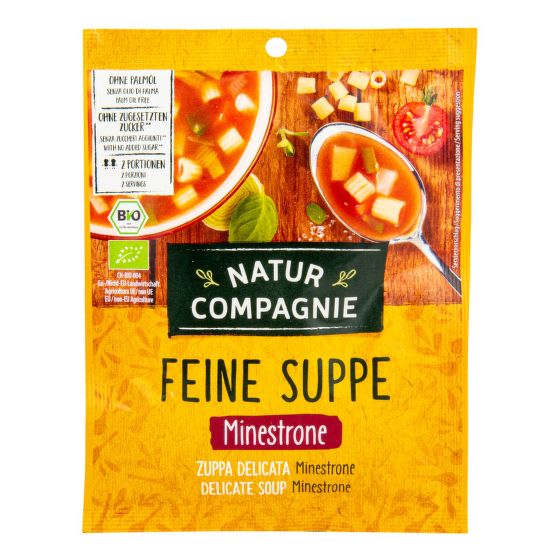 Polievka Minestrone zeleninová 50 g BIO   NATUR COMPAGNIE
