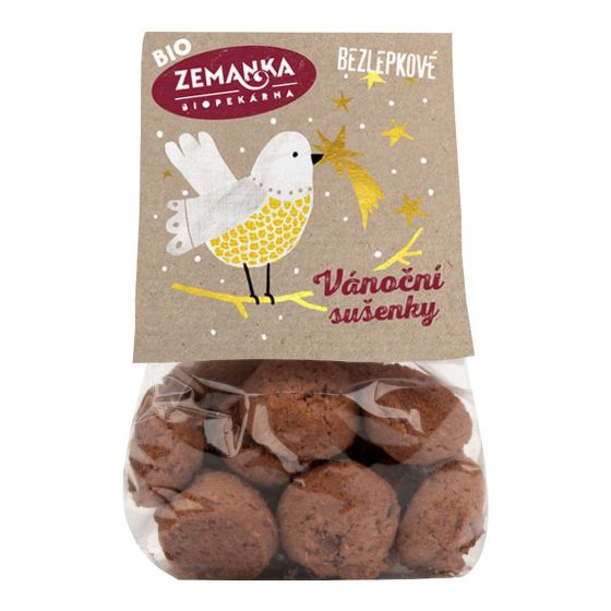 Sušienky vianočné s vlašskými orechmi a korením bezlepkové 100 g BIO   ZEMANKA