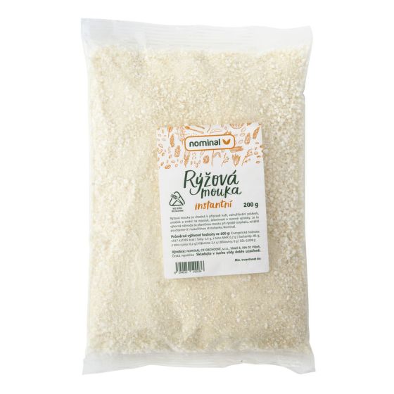 Múka ryžová bezlepková instantná 200 g   NOMINAL