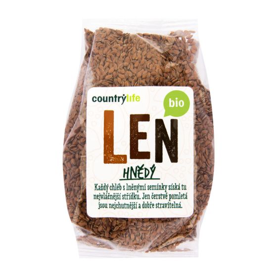 Ľan hnedý 300 g BIO   COUNTRY LIFE