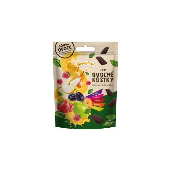 Kocky ovocné mix chutí 130 g   OVOCŇÁK